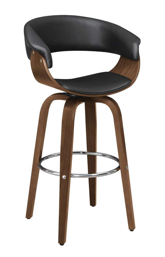 Coaster - Zion Bar Stools: Wood Swivel Swivel Bar Stool - 100205 veiw 2