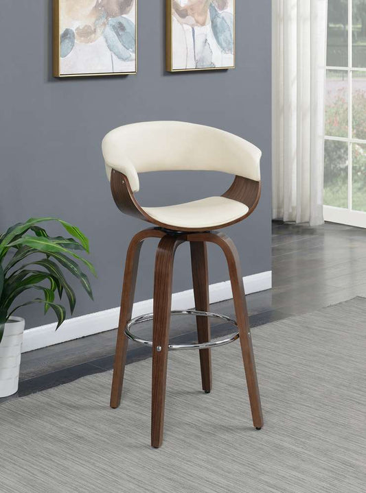 Coaster - Zion Bar Stools: Wood Swivel Swivel Bar Stool - 100206 veiw 1