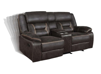 Coaster -  Greer Glider Loveseat W/ Console - 651355 veiw 6