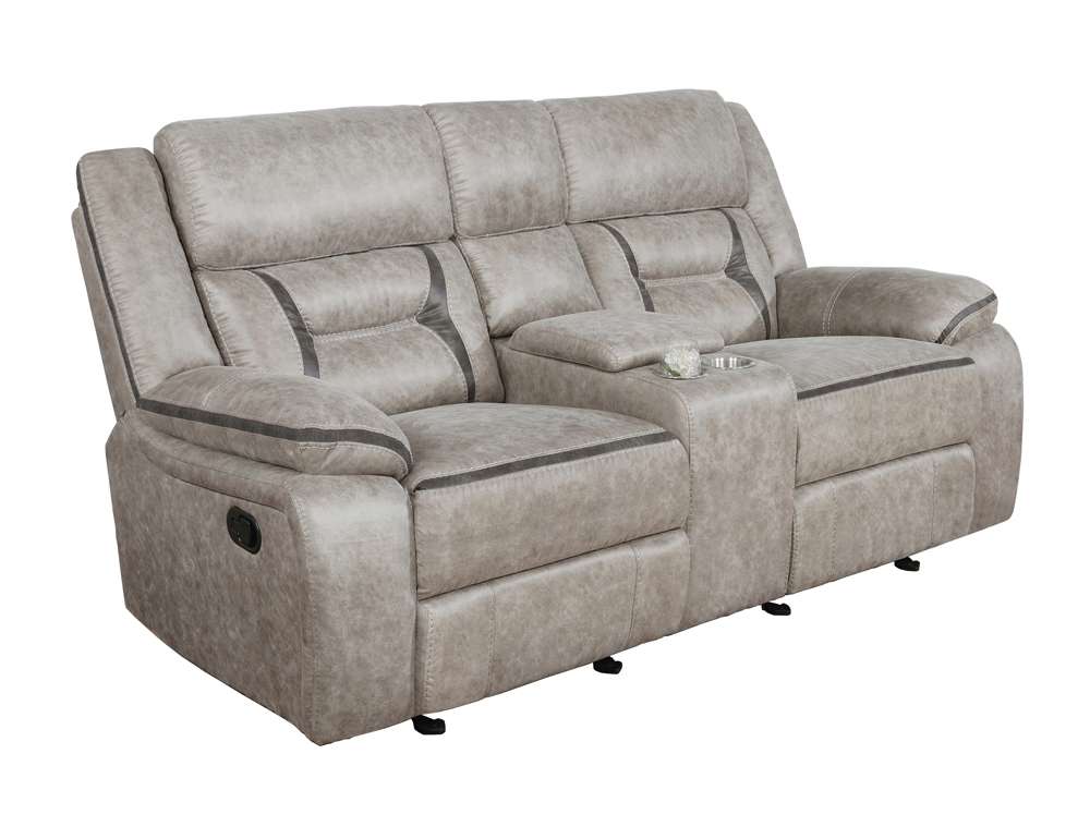 Coaster -  Greer Glider Loveseat W/ Console - 651352 veiw 2