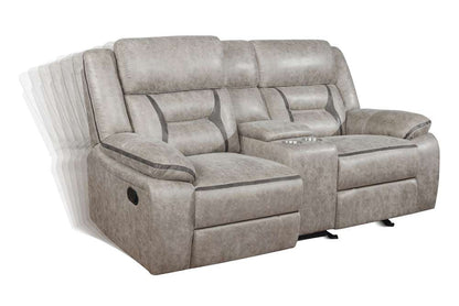 Coaster -  Greer Glider Loveseat W/ Console - 651352 veiw 6