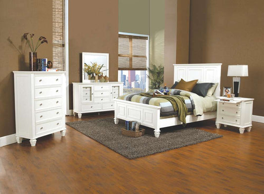 Coaster -  Sandy Beach Q 4Pc Set (Q.Bed,Ns,Dr,Mr) - 201301Q-S4 veiw 1