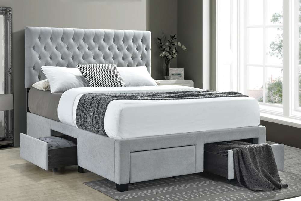Coaster -  Soledad Upholstered Bed Full Storage Bed - 305878F veiw 2