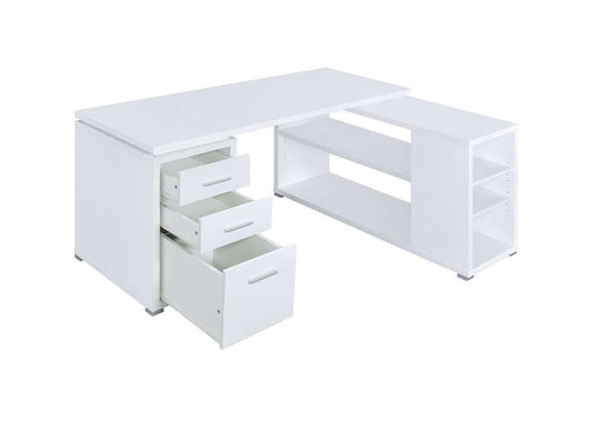 Coaster -  Yvette L-Shape Office Desk - 800516 veiw 2