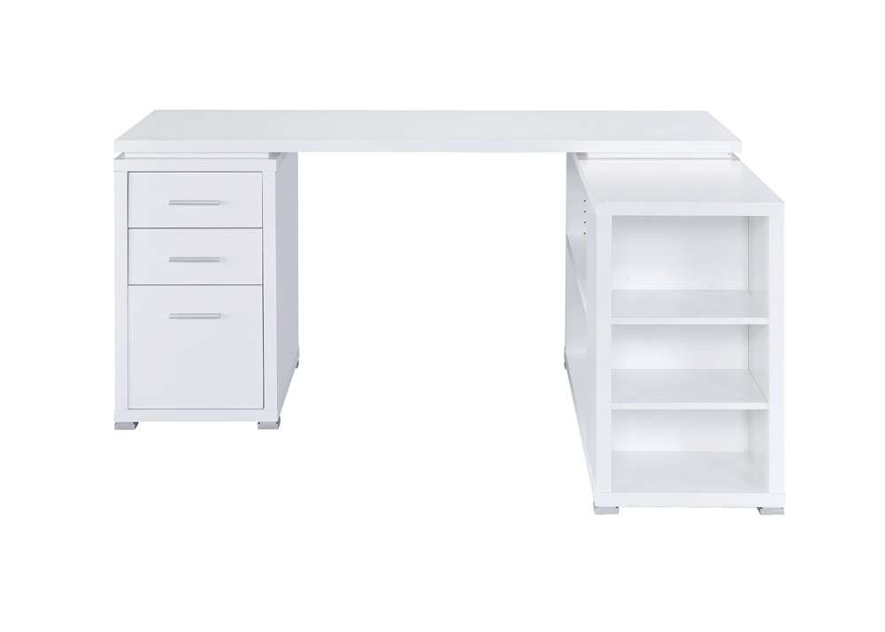 Coaster -  Yvette L-Shape Office Desk - 800516 veiw 3