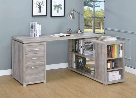 Coaster -  Yvette L-Shape Office Desk - 801516 veiw 1