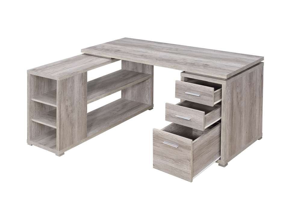 Coaster -  Yvette L-Shape Office Desk - 801516 veiw 4