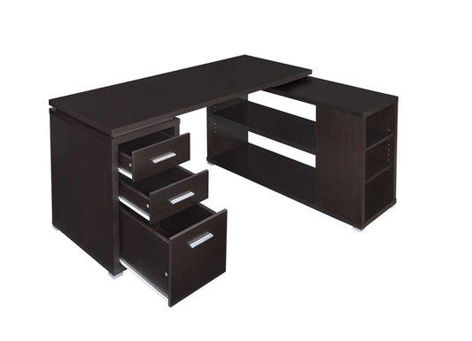 Coaster -  Yvette L-Shape Office Desk - 800517 veiw 1