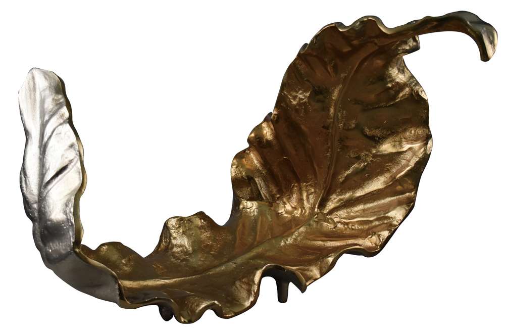 Crestview Collection - Willow Med. Two Toned Sculptural Leaf - CVDZEN002 veiw 1