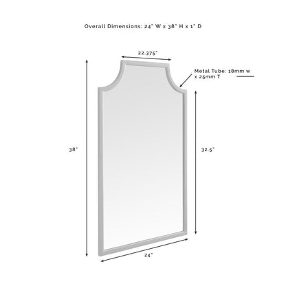Crosley Furniture - Aimee Bath Mirror Soft Gold - CF6200-GL veiw 3