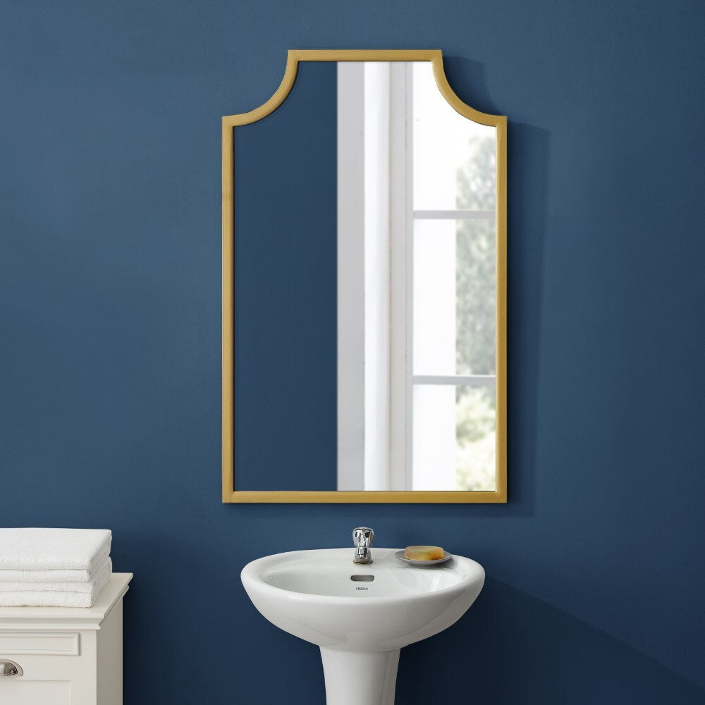 Crosley Furniture - Aimee Bath Mirror Soft Gold - CF6200-GL veiw 4