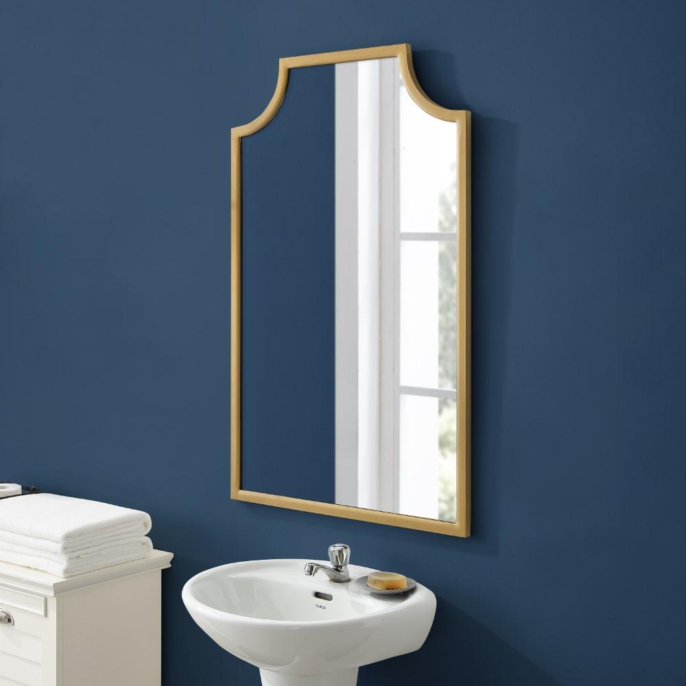 Crosley Furniture - Aimee Bath Mirror Soft Gold - CF6200-GL veiw 6