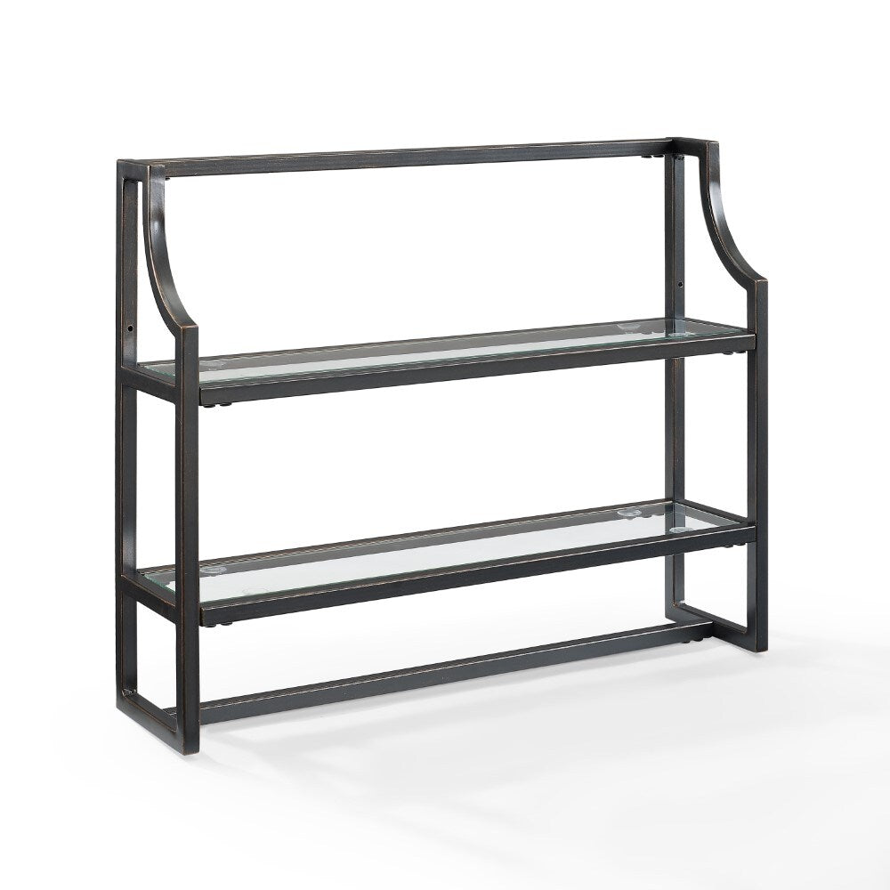 Crosley Furniture - Aimee Wall Shelf Oil Rubbed Bronze - CF6204-BZ veiw 2