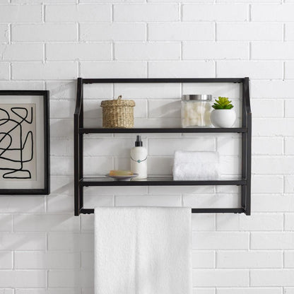 Crosley Furniture - Aimee Wall Shelf Oil Rubbed Bronze - CF6204-BZ veiw 4