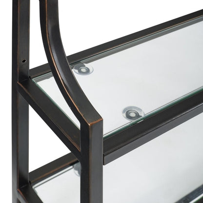 Crosley Furniture - Aimee Wall Shelf Oil Rubbed Bronze - CF6204-BZ veiw 5