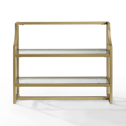 Crosley Furniture - Aimee Wall Shelf Soft Gold - CF6204-GL veiw 1