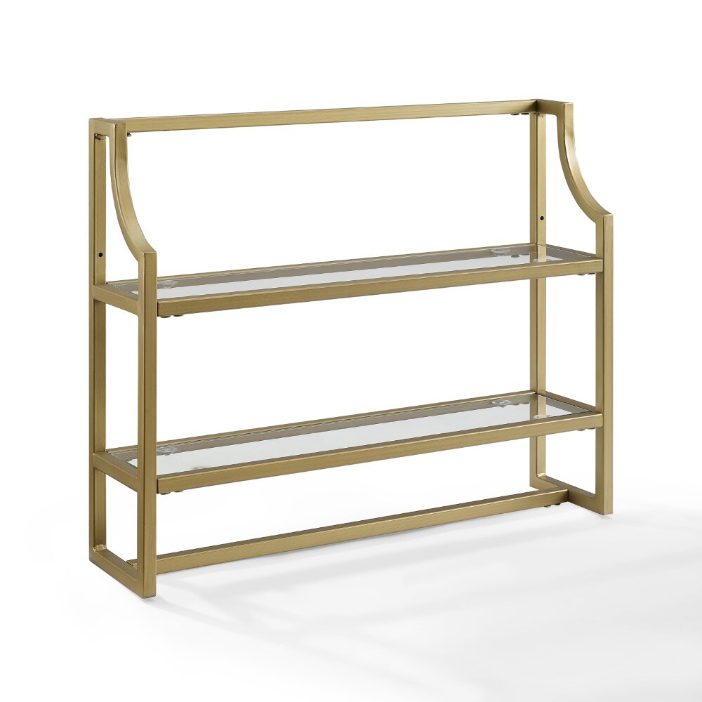 Crosley Furniture - Aimee Wall Shelf Soft Gold - CF6204-GL veiw 2