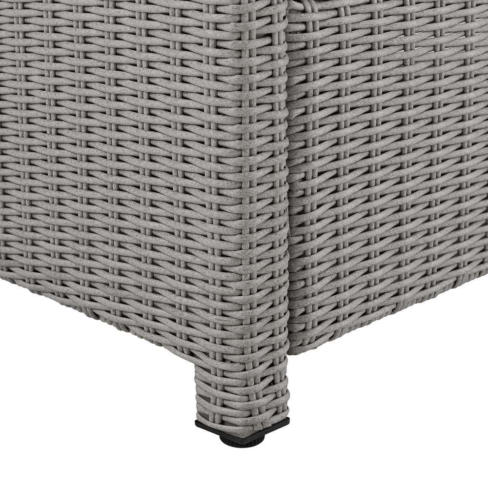 Crosley Furniture - Bradenton Outdoor Wicker Loveseat Navy/Gray - KO70022GY-NV veiw 6