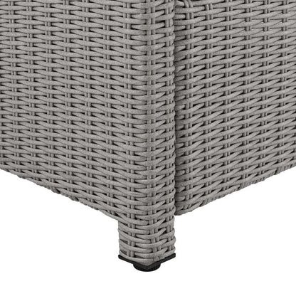 Crosley Furniture - Bradenton Outdoor Wicker Loveseat Navy/Gray - KO70022GY-NV veiw 6