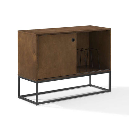 Crosley Furniture - Byron Media Console Brown/Black - CF1142BR-MB veiw 4