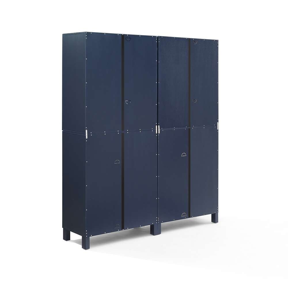 Crosley Furniture Cassai 2Pc Storage Pantry Set Navy - 2 Tall Pantries - KF33027NV veiw 12