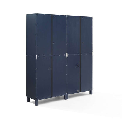 Crosley Furniture Cassai 2Pc Storage Pantry Set Navy - 2 Tall Pantries - KF33027NV veiw 12