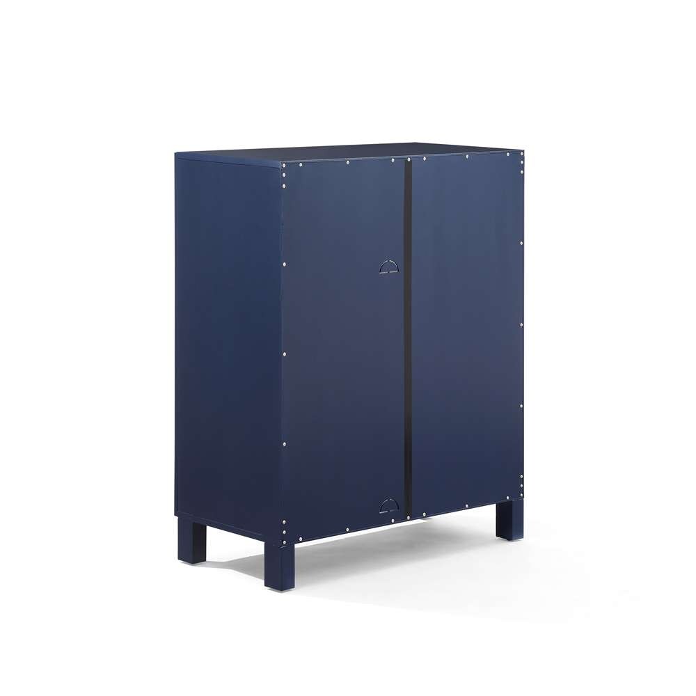Crosley Furniture Cassai Stackable Storage Pantry Navy - CF3126-NV veiw 12