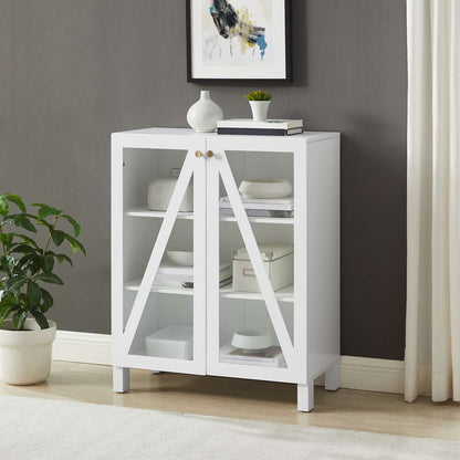 Crosley Furniture Cassai Stackable Storage Pantry White - CF3126-WH veiw 1
