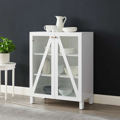 Crosley Furniture Cassai Stackable Storage Pantry White - CF3126-WH veiw 4