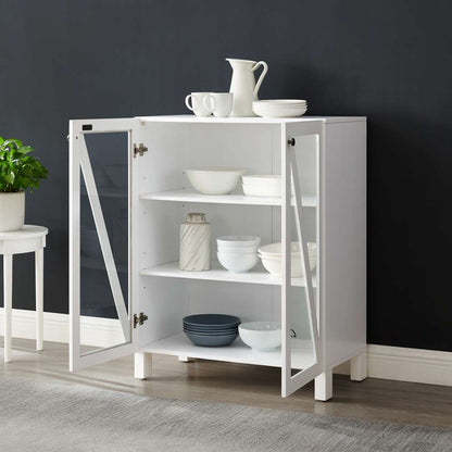Crosley Furniture Cassai Stackable Storage Pantry White - CF3126-WH veiw 6
