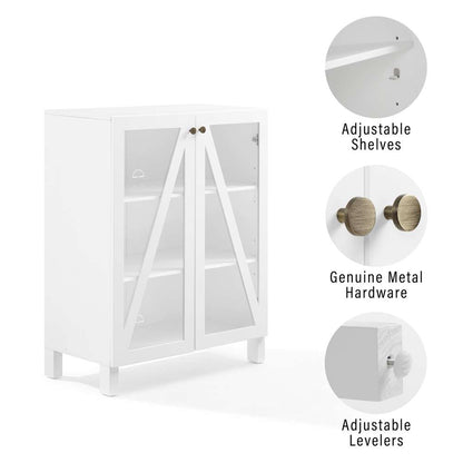 Crosley Furniture Cassai Stackable Storage Pantry White - CF3126-WH veiw 7