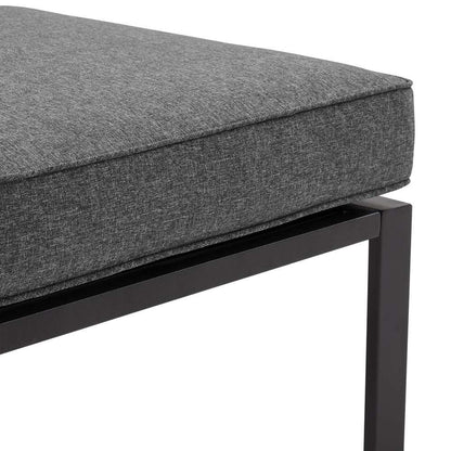Crosley Furniture - Clark Outdoor Metal Sectional Center Chair Charcoal/Matte Black - KO70373MB-CL veiw 6
