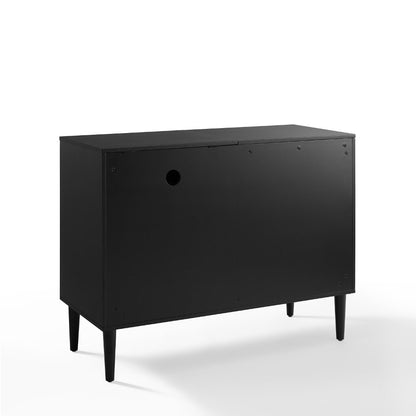 Crosley Furniture - Everett Media Console Matte Black - CF1103-MB veiw 4