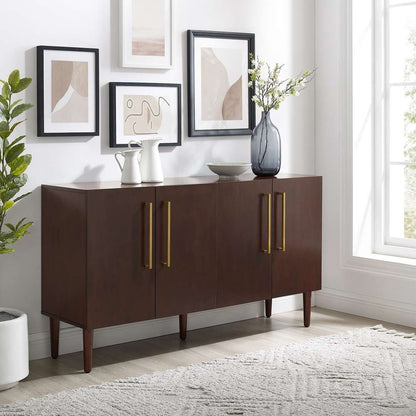 Crosley Furniture - Everett Sideboard Mahogany - CF4214-MA veiw 1