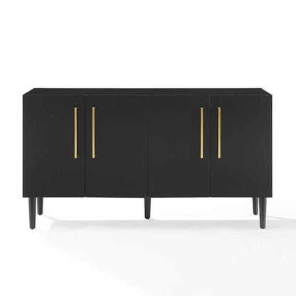 Crosley Furniture - Everett Sideboard Matte Black - CF4214-MB veiw 3
