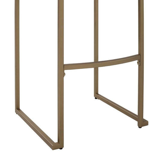 Crosley Furniture - Harlowe 2Pc Bar Stool Set Creme/ Gold (Set of 2) - CF501930-CR veiw 2