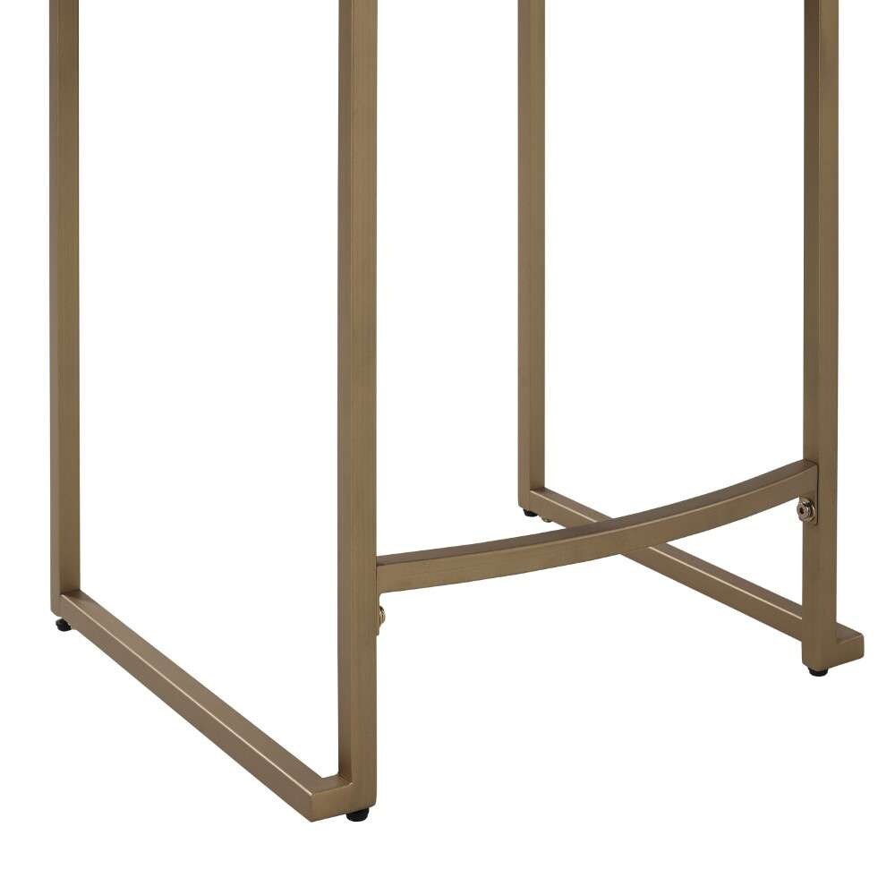 Crosley Furniture - Harlowe 2Pc Counter Stool Set Gray/ Gold (Set of 2) - CF501924-GY veiw 3