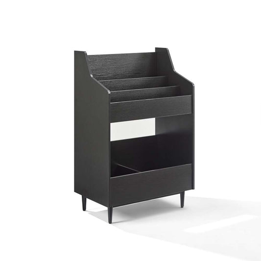Crosley Furniture - Liam Record Storage Stand Black - CF1123-BK veiw 2