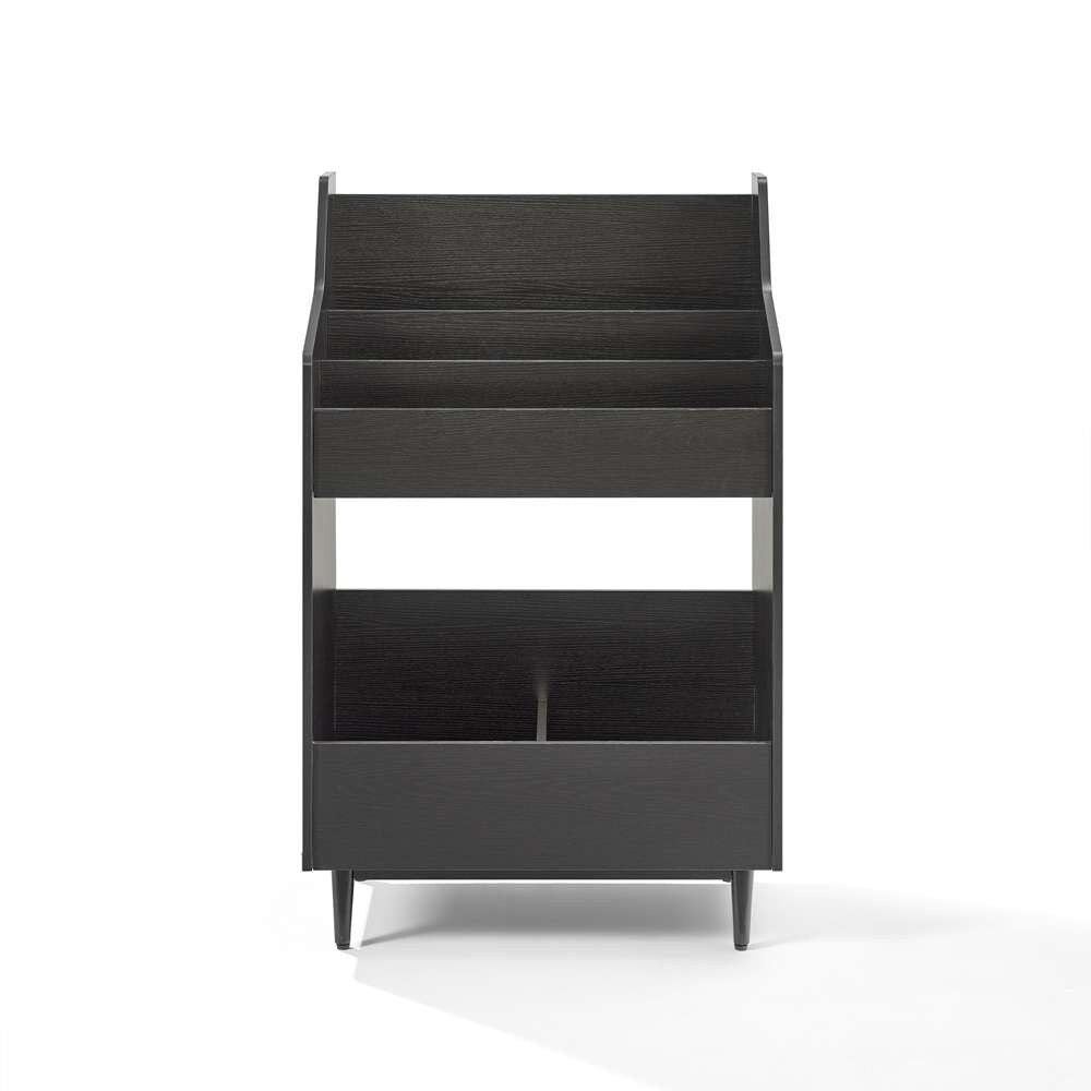Crosley Furniture - Liam Record Storage Stand Black - CF1123-BK veiw 3