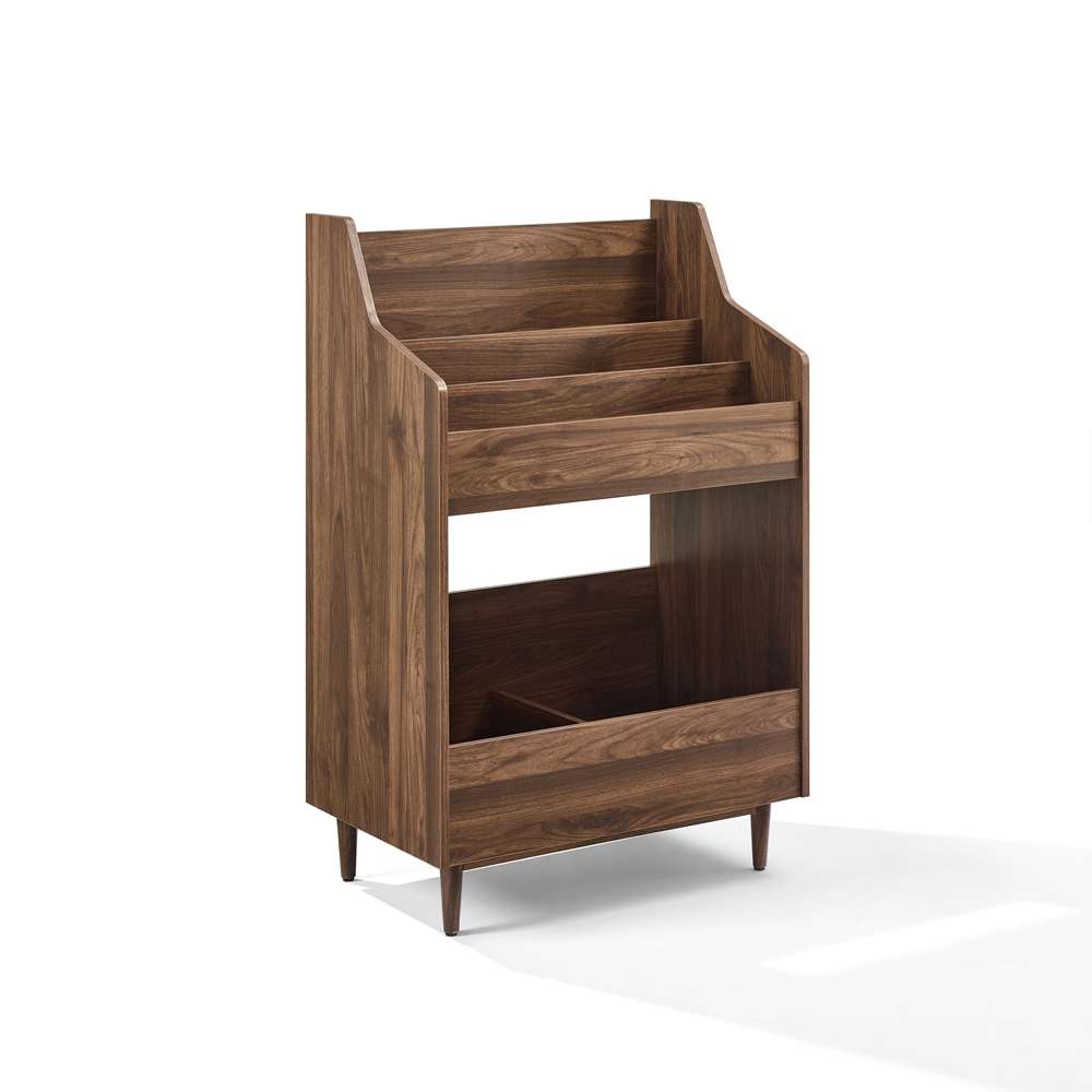 Crosley Furniture - Liam Record Storage Stand Walnut - CF1123-WA veiw 2