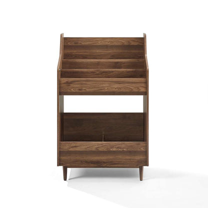Crosley Furniture - Liam Record Storage Stand Walnut - CF1123-WA veiw 3