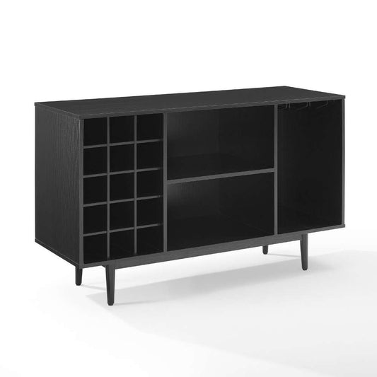 Crosley Furniture - Liam Wine Storage Sideboard Black - CF4211-BK veiw 1
