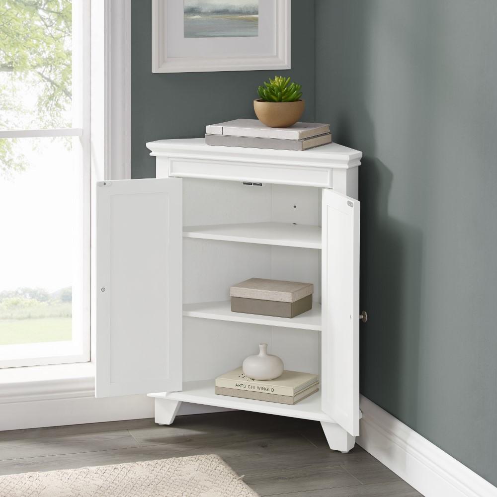 Crosley Furniture - Lydia Corner Cabinet White - CF7021-WH veiw 9