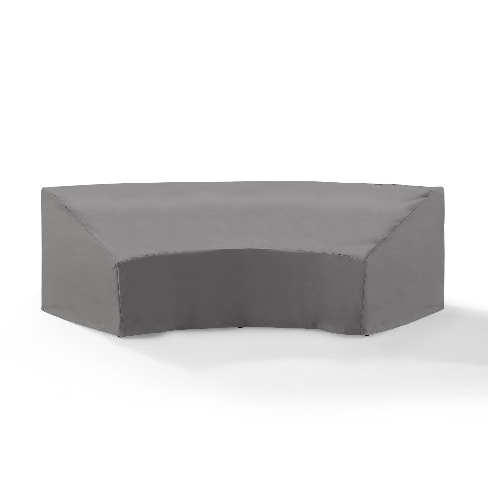 Crosley Furniture - Outdoor Catalina Round Sectional Furniture Cover Gray - CO7505-GY veiw 1