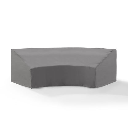Crosley Furniture - Outdoor Catalina Round Sectional Furniture Cover Gray - CO7505-GY veiw 1