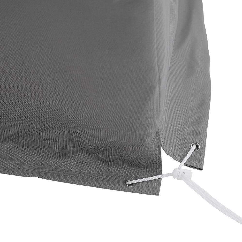 Crosley Furniture - Outdoor Catalina Round Sectional Furniture Cover Gray - CO7505-GY veiw 5