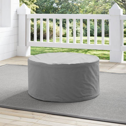 Crosley Furniture - Outdoor Catalina Round Table Furniture Cover Gray - CO7508-GY veiw 4