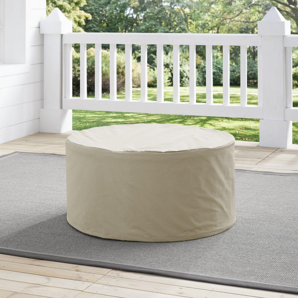 Crosley Furniture - Outdoor Catalina Round Table Furniture Cover Tan - CO7508-TA veiw 4