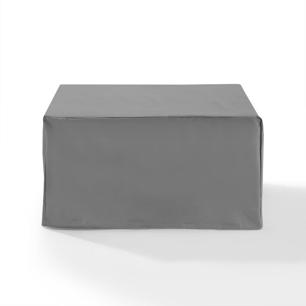 Crosley Furniture - Outdoor Square Table & Ottoman Furniture Cover Gray - CO7507-GY veiw 1
