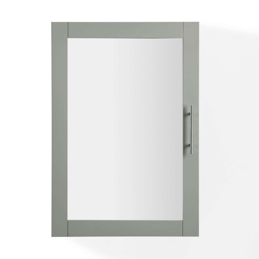 Crosley Furniture - Savannah Mirrored Wall Cabinet Gray - CF7028-GY veiw 7